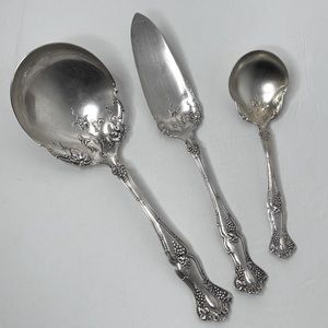 VTG Silver Serving Flatware Set (3PC) 1847 Rogers Bros XS Triple